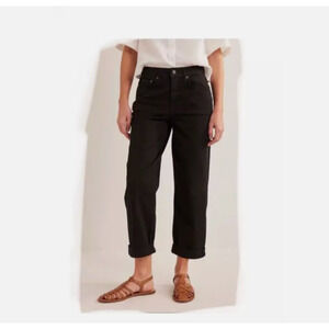 Classic Boden Mid Rise Tapered Jeans Black W29 / L32 Women’s‎